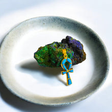 Load image into Gallery viewer, Gold Key Of Life Ankh Pendant Necklace