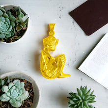 Load image into Gallery viewer, Squat King Tut Gold Pendant