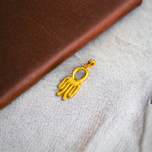 Load image into Gallery viewer, Goddess Isis Tyet The Knot Gold Pendant Necklace