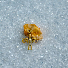 Load image into Gallery viewer, Gold Key Of life Ankh Eye of Horus Complex Pendant Necklace