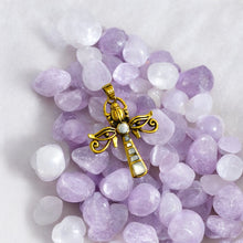 Load image into Gallery viewer, Gold Key Of life Ankh Eye of Horus Complex Pendant Necklace