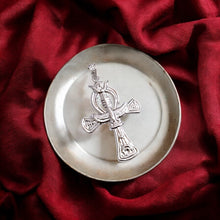 Load image into Gallery viewer, Djed Piillar Horus Ankh Silver Pendant Necklace