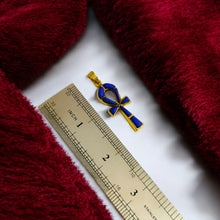 Load image into Gallery viewer, Gold Key Of Life Ankh Pendant Necklace