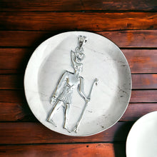 Load image into Gallery viewer, Silver God Amun Large Pendant Necklace
