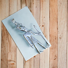 Load image into Gallery viewer, Silver God Amun Large Pendant Necklace