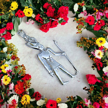 Load image into Gallery viewer, Silver God Amun Large Pendant Necklace