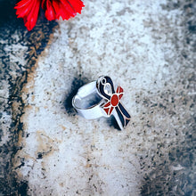 Load image into Gallery viewer, Key Of Life Ankh adjustable silver Ring