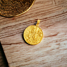 Load image into Gallery viewer, God Anubis Gold Pendant Necklace