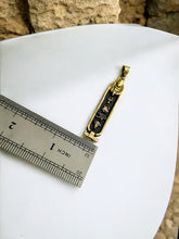 Load image into Gallery viewer, Gold God Anubis Cartouche Necklace