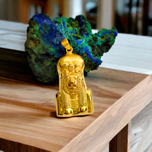 Load image into Gallery viewer, Sekhmet Powerful Gold Pendant