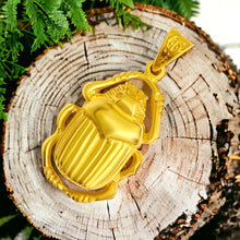 Load image into Gallery viewer, Unique Gold Scarab Gold Pendant