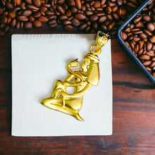 Load image into Gallery viewer, Goddess Isis Gold Pendant Necklace