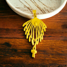 Load image into Gallery viewer, Aton Sun Rays Gold Pendant Necklace