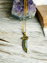 Load image into Gallery viewer, Gold Eye Of Horus Pendant Necklace