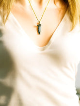 Load image into Gallery viewer, Gold Eye Of Horus Pendant Necklace