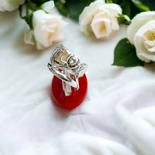Load image into Gallery viewer, Silver Egyptian Queen Nefertiti Adjustable Ring