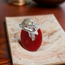 Load image into Gallery viewer, Silver Egyptian Queen Nefertiti Adjustable Ring