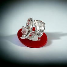 Load image into Gallery viewer, Silver Egyptian Queen Nefertiti Adjustable Ring