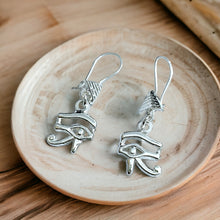 Load image into Gallery viewer, Eye Of Horus Silver Earring