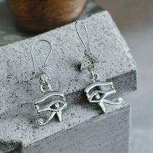 Load image into Gallery viewer, Eye Of Horus Silver Earring