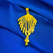 Load image into Gallery viewer, Aton Sun Rays Gold Pendant Necklace