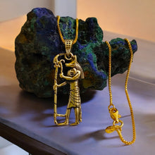 Load image into Gallery viewer, Gold God Anubis Pendant
