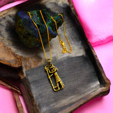 Load image into Gallery viewer, Gold God Anubis Pendant