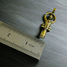 Load image into Gallery viewer, Hathor Amulet Gold Pendant Necklace