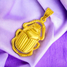 Load image into Gallery viewer, Unique Gold Scarab Gold Pendant