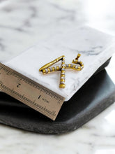 Load image into Gallery viewer, Gold Heka and Nekhakha Crook and Flail Pendant Necklace