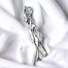 Load image into Gallery viewer, Silver God Horus Large Pendant Necklace