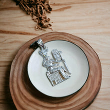 Load image into Gallery viewer, Silver God Horus Pendant Necklace