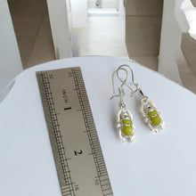 Load image into Gallery viewer, Silver Scarab Egyptian Earring