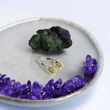 Load image into Gallery viewer, Silver Scarab Egyptian Earring