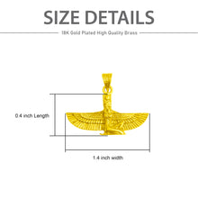 Load image into Gallery viewer, Dainty Isis Gold Pendant Necklace