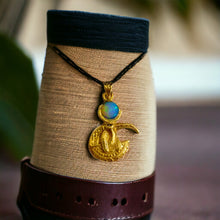 Load image into Gallery viewer, Opal God Thoth Gold Pendant