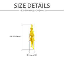 Load image into Gallery viewer, Horus Statue Gold Pendant