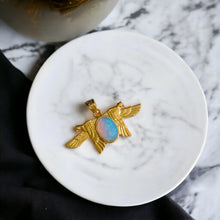Load image into Gallery viewer, Opal Horus Gold Pendant