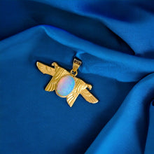 Load image into Gallery viewer, Opal Horus Gold Pendant