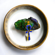 Load image into Gallery viewer, Gold Key Of Life Ankh Pendant Necklace