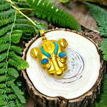 Load image into Gallery viewer, Gold Goddess Sekhmet Pendant Necklace