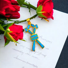 Load image into Gallery viewer, SAA Amulet Opal Pendant, Egyptian Jewelry