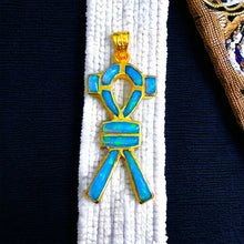 Load image into Gallery viewer, SAA Amulet Opal Pendant, Egyptian Jewelry