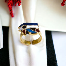 Load image into Gallery viewer, Eye Of Horus Gold Ring, Gift for Men and Women