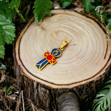 Load image into Gallery viewer, Gold Key Of Life Ankh Pendant Necklace