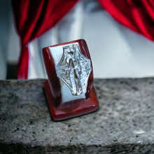 Load image into Gallery viewer, Silver Anubis Adjustable Ring