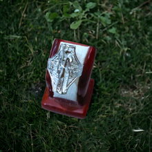Load image into Gallery viewer, Silver Anubis Adjustable Ring