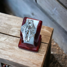 Load image into Gallery viewer, Silver Anubis Adjustable Ring