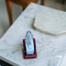 Load image into Gallery viewer, Silver Key of Life Ankh Adjustable Ring