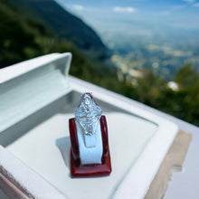 Load image into Gallery viewer, Silver Key of Life Ankh Adjustable Ring